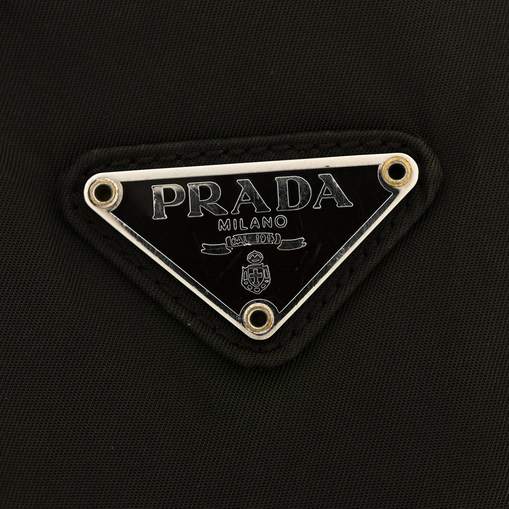 Prada Tessuto Nylon Shopping Tote Bruciato