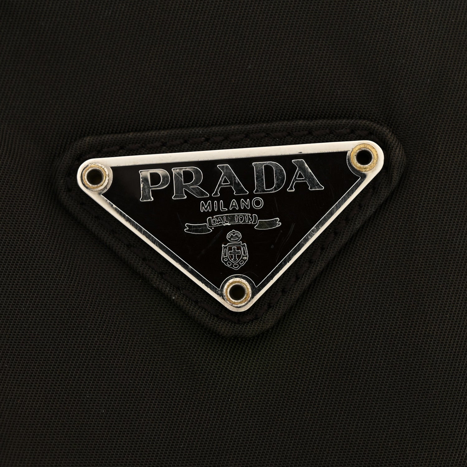 Prada Tessuto Nylon Shopping Tote Bruciato