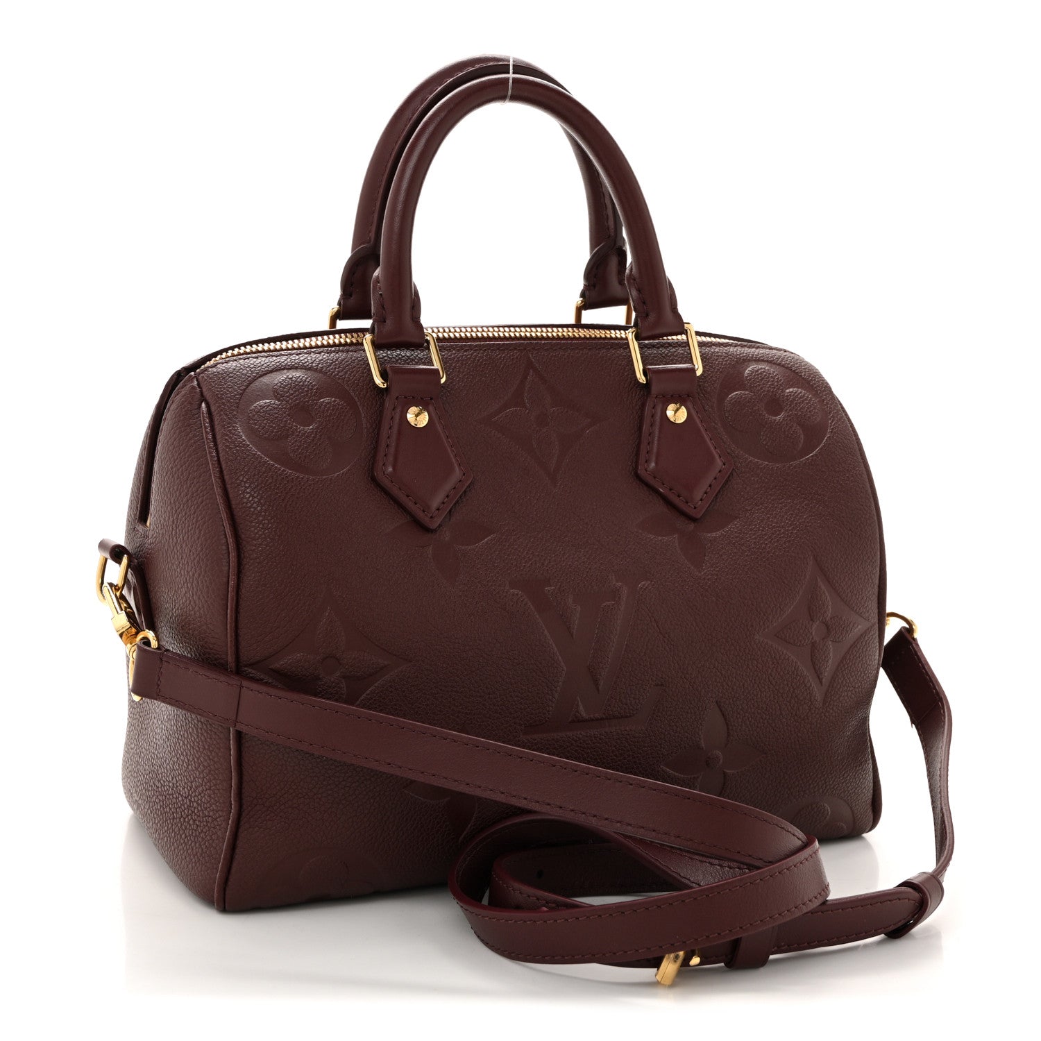 Louis Vuitton Empreinte Monogram Giant Speedy Bandouliere 25 Wine
