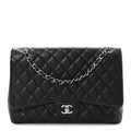 Chanel Caviar Maxi Single Flap Black
