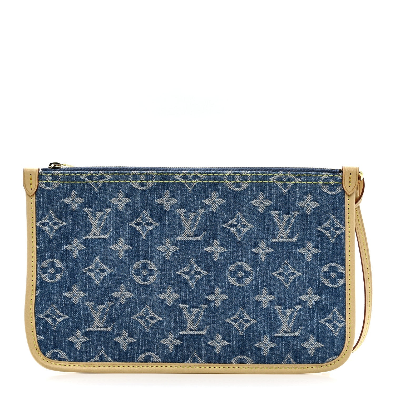 Louis Vuitton Denim Monogram Jacquard Neverfull MM GM Pochette Blue