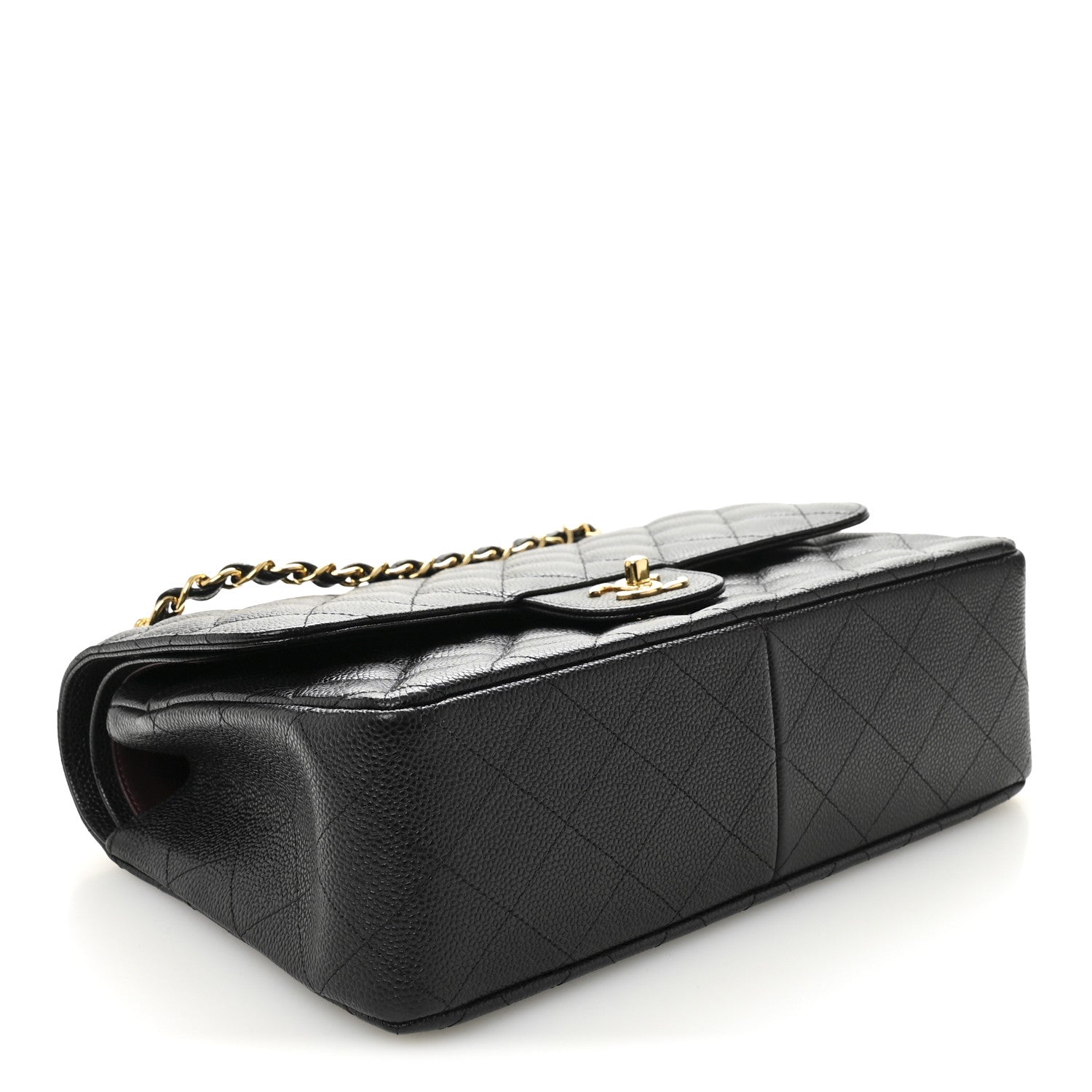 Chanel Caviar Quilted Jumbo Double Flap Black