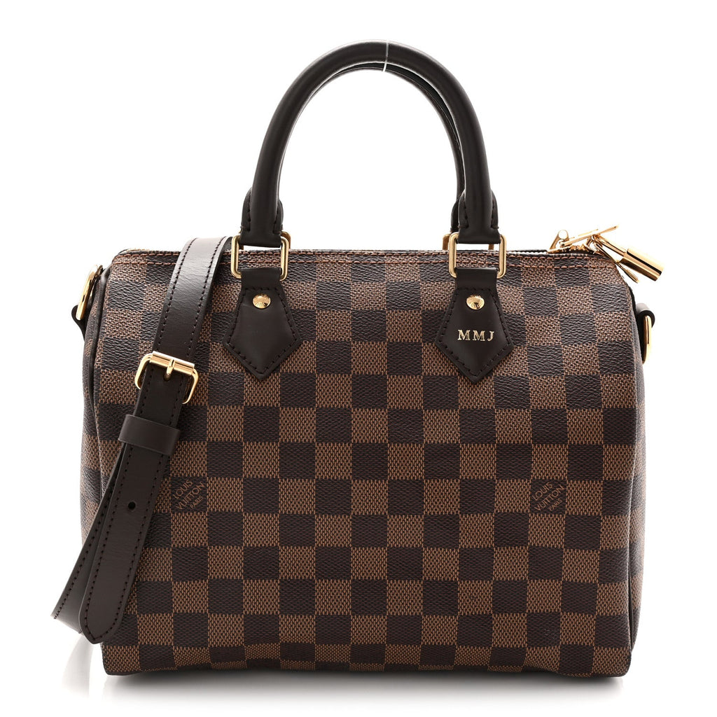 Louis Vuitton Damier Ebene Speedy Bandouliere 25