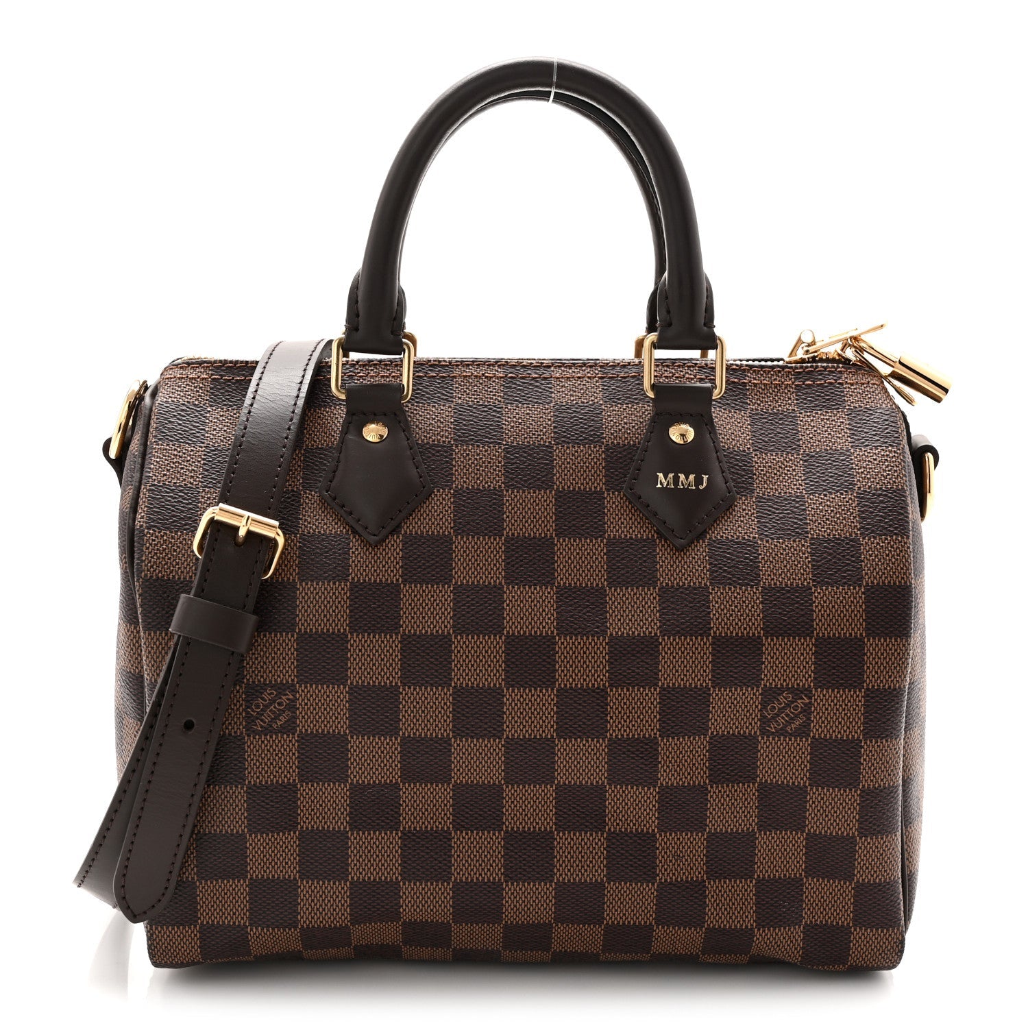 Louis Vuitton Damier Ebene Speedy Bandouliere 25