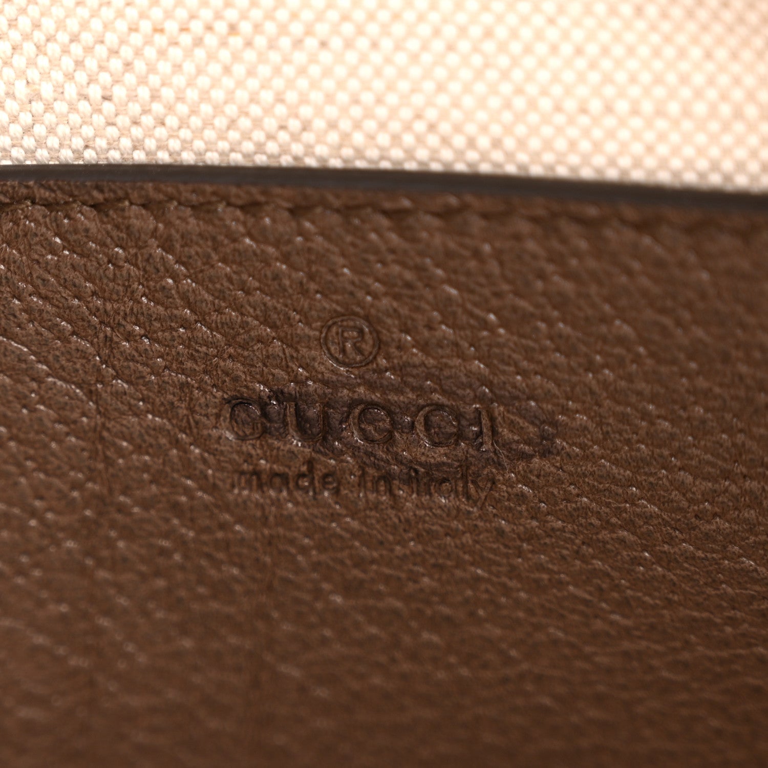 Gucci GG Supreme Monogram Web Ophidia Chain Shoulder Bag Brown