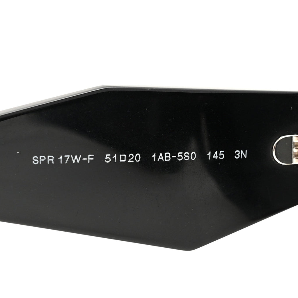 Prada Acetate Symbole Sunglasses SPR 17W Black