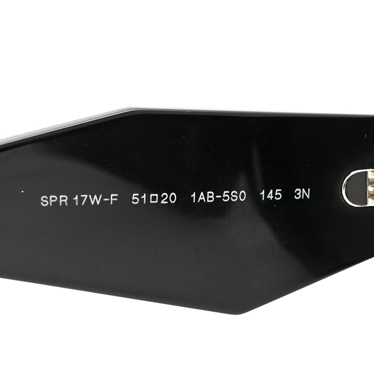 Prada Acetate Symbole Sunglasses SPR 17W Black