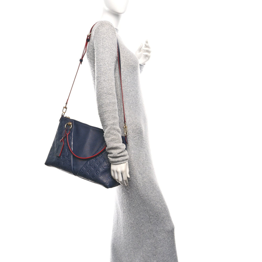 Louis Vuitton Empreinte V Tote MM Marine Rouge