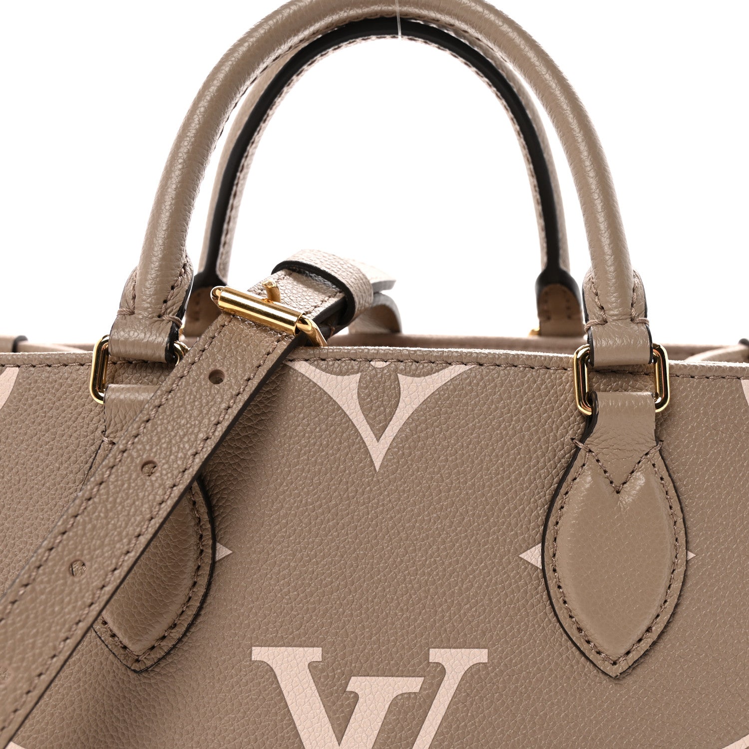 Louis Vuitton Empreinte Monogram Giant Onthego PM Tourterelle Creme