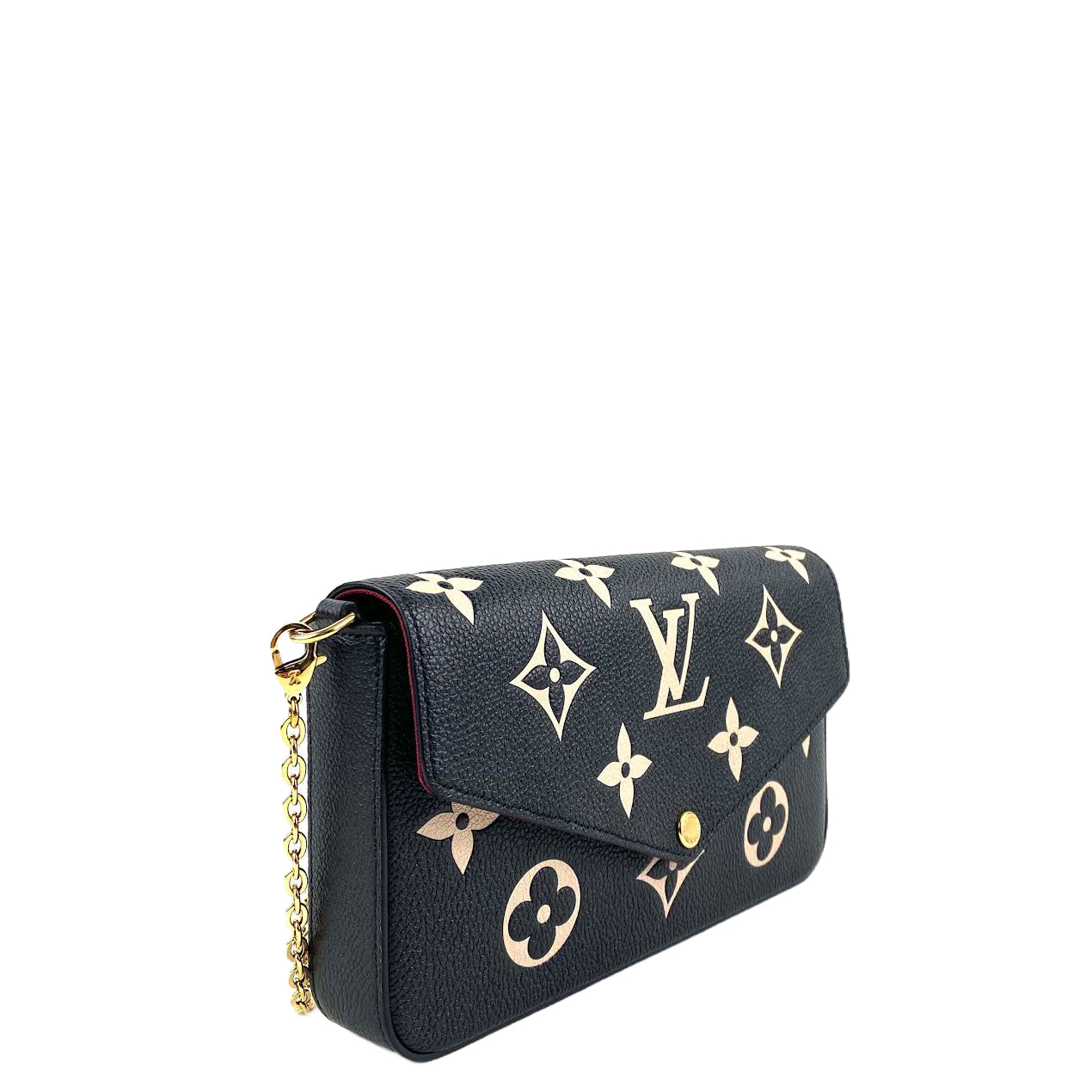 LOUIS VUITTON Bi Color Felecie Pochette w/Inserts