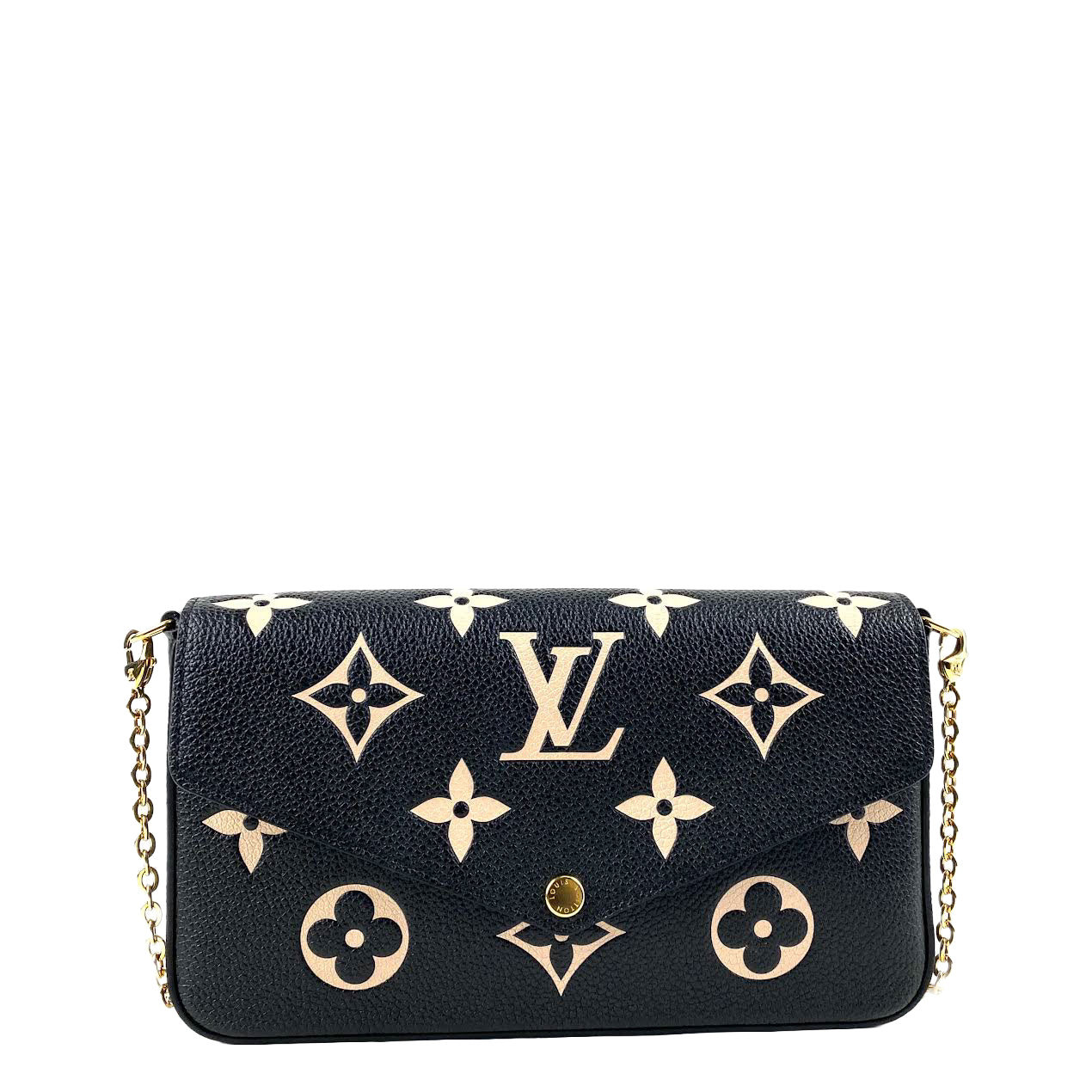 LOUIS VUITTON Bi Color Felecie Pochette w/Inserts