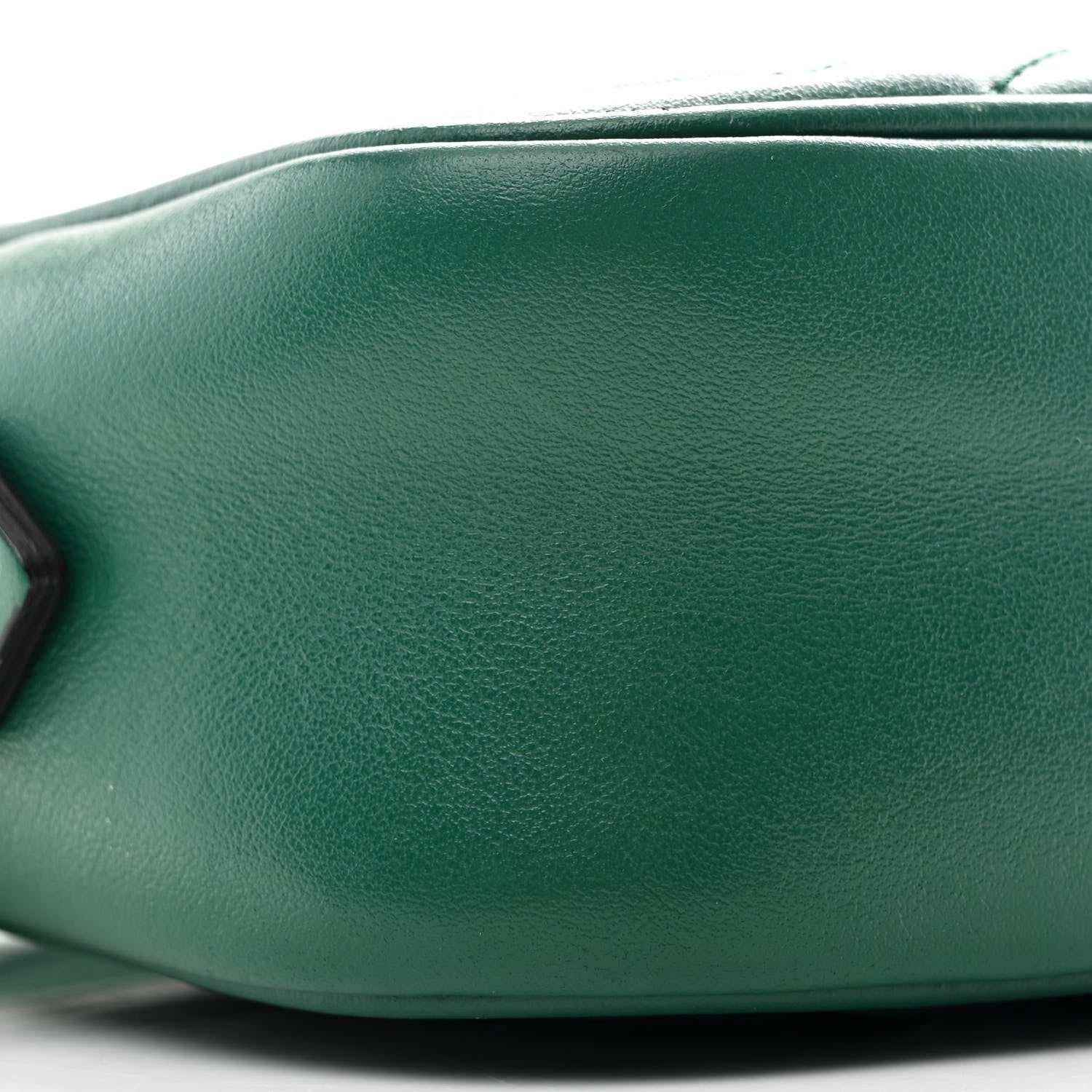 Gucci Calfskin Matelasse Small GG Marmont Chain Shoulder Bag Emerald Green