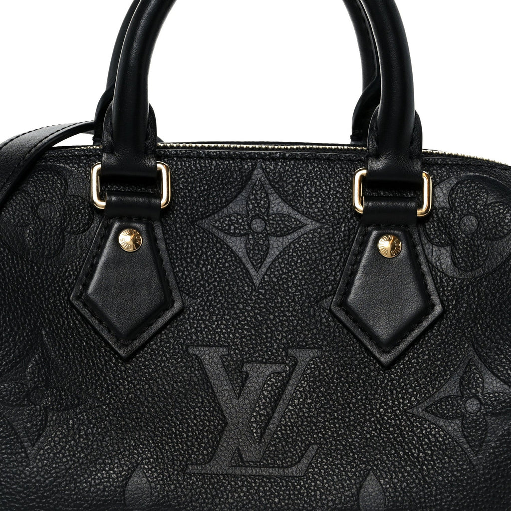 Louis Vuitton Empreinte Monogram Giant Speedy Bandouliere 20 Black