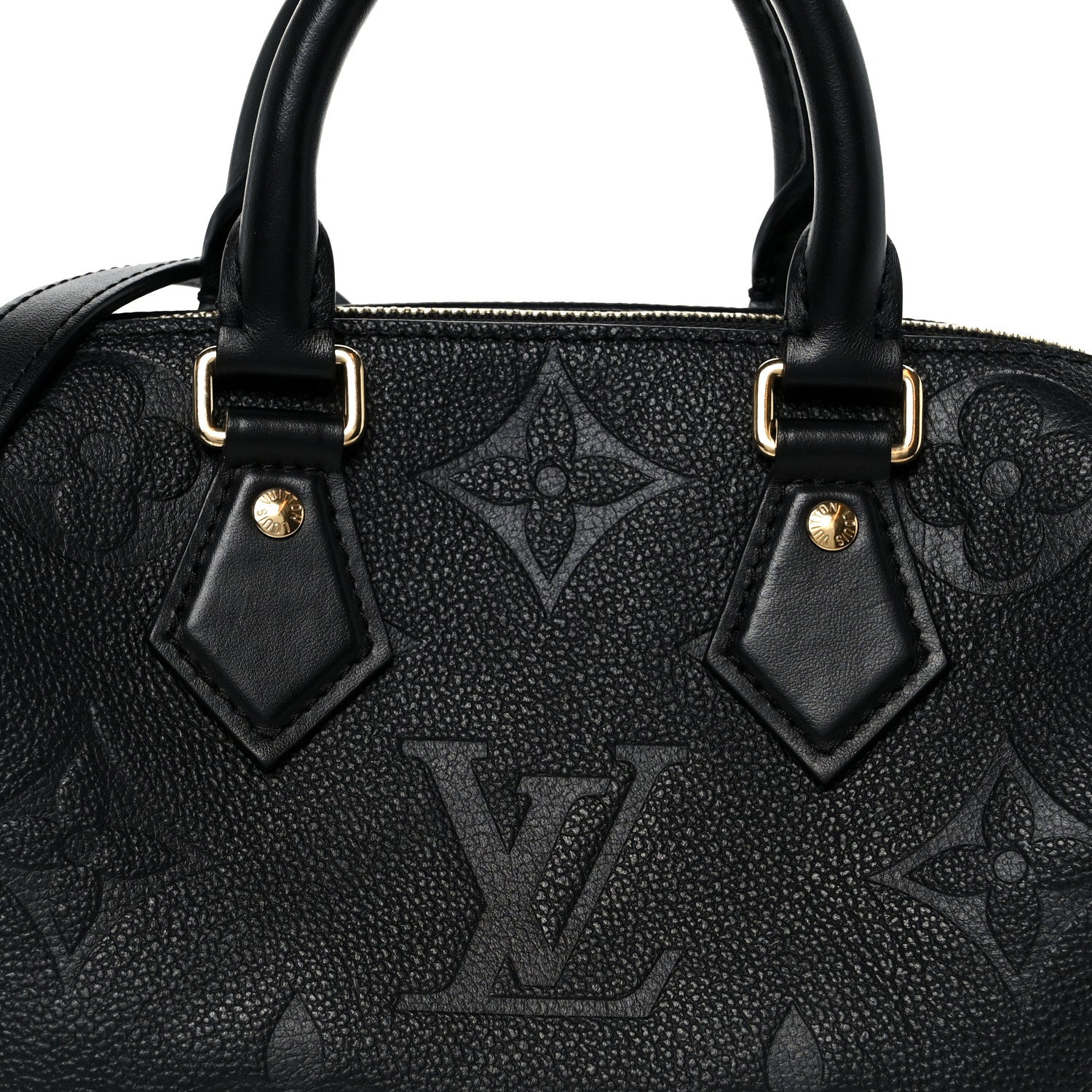 Louis Vuitton Empreinte Monogram Giant Speedy Bandouliere 20 Black