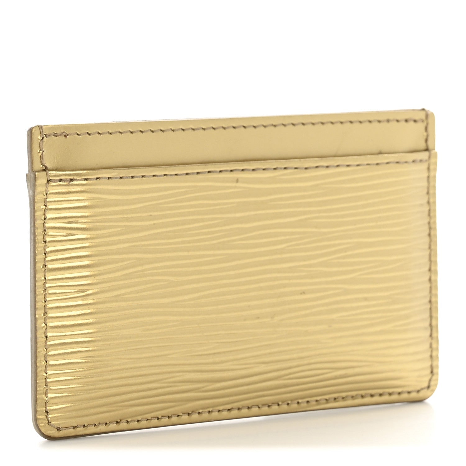 Louis Vuitton Epi Card Holder Gold