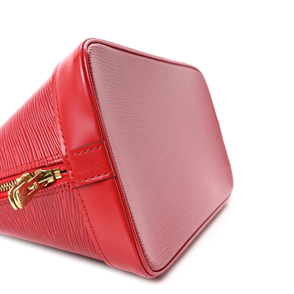 Louis Vuitton Epi Alma PM Castillan Red