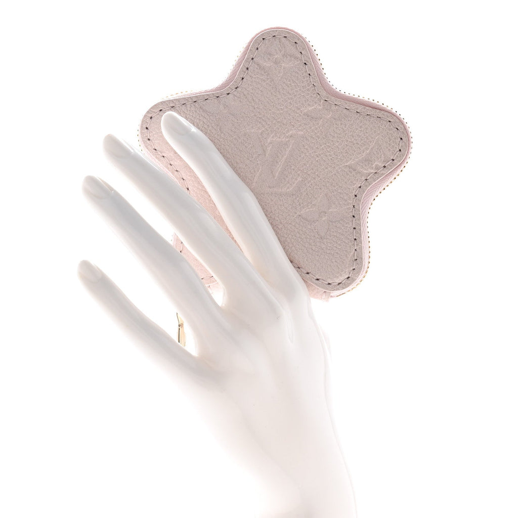 Louis Vuitton Empreinte Monogram Spark Coin Purse Snowy Pearl