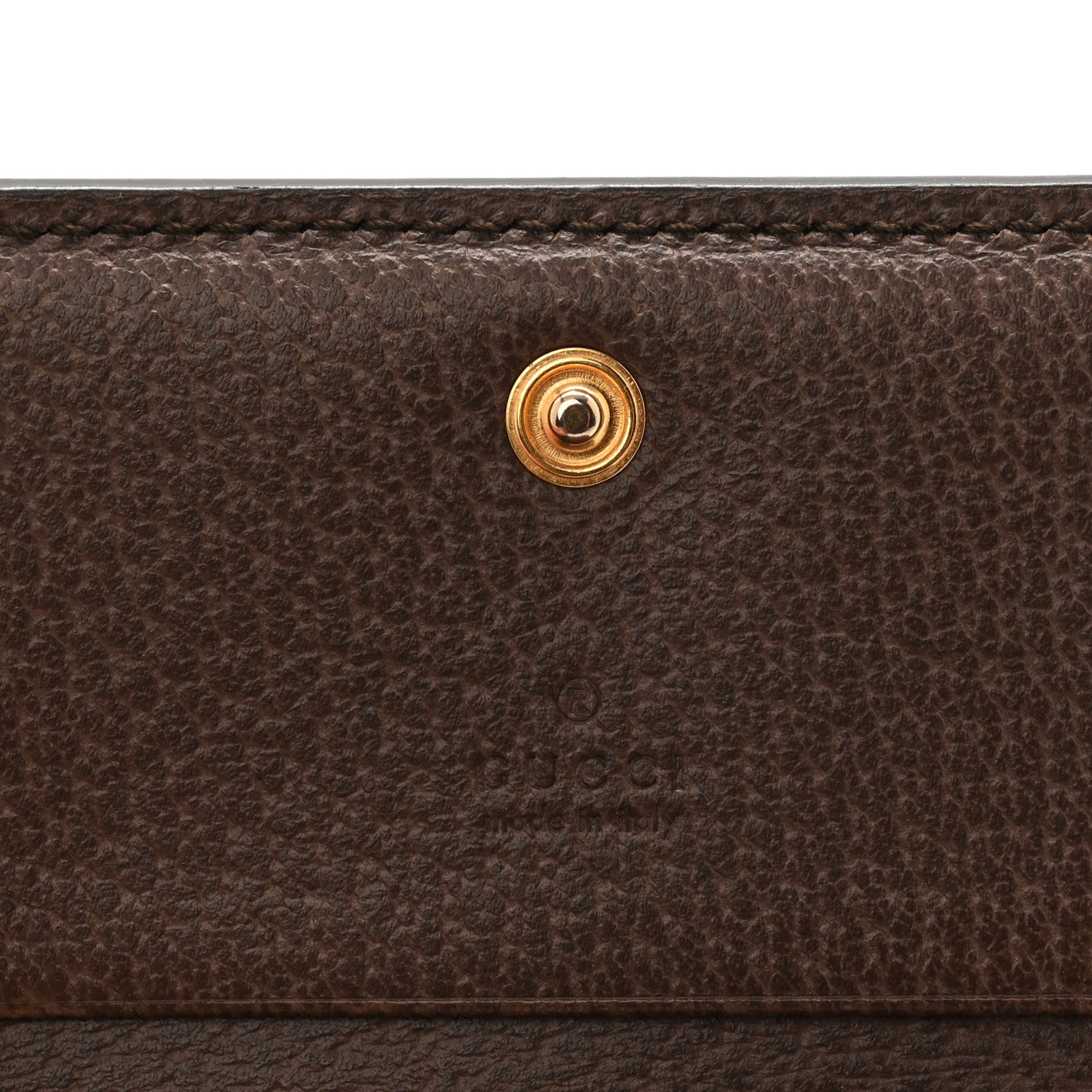 Gucci GG Supreme Monogram Web Ophidia Card Case Beige New Acero