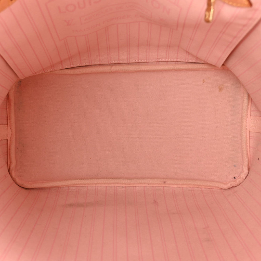 Louis Vuitton Damier Azur Neo Neverful lMM Rose Ballerine