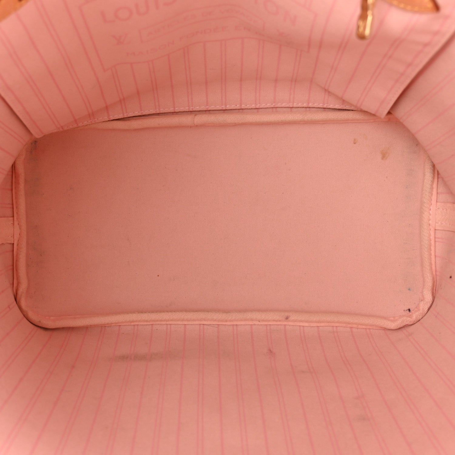 Louis Vuitton Damier Azur Neo Neverful lMM Rose Ballerine