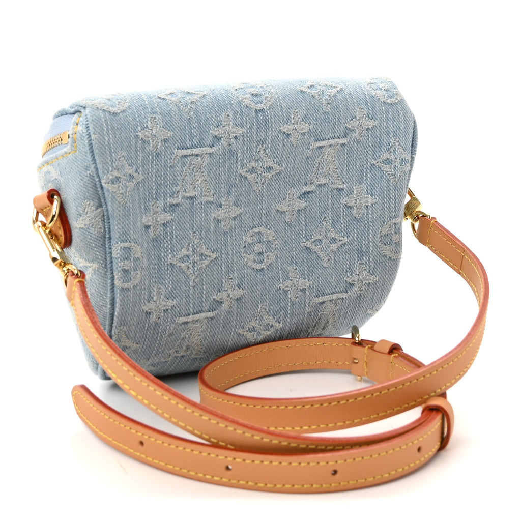 Louis Vuitton Monogram Denim Mini Bumbag Sky Blue