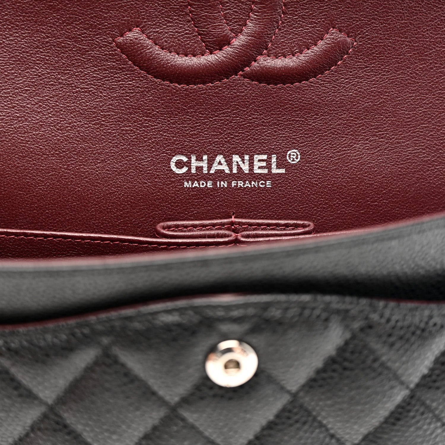 Chanel Caviar Quilted Medium Double Flap Black