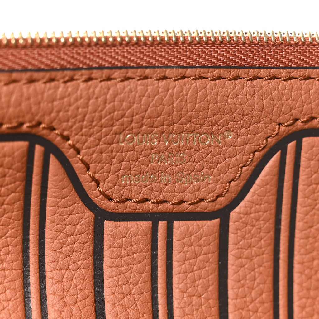 Louis Vuitton Monogram Calfskin Neo Neverfull Inside Out MM Tan
