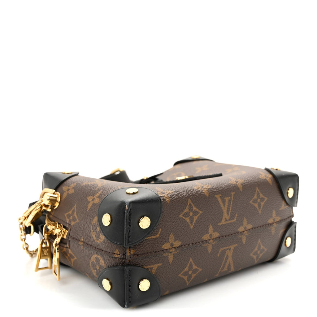 Louis Vuitton Monogram Petite Malle Souple Black