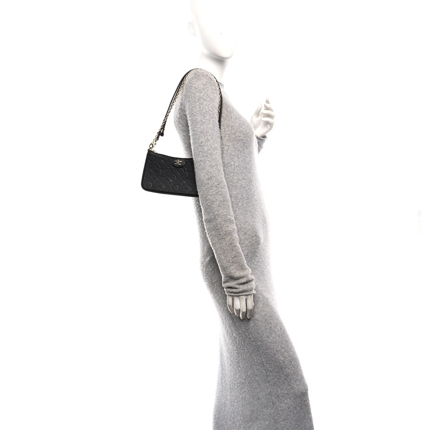 Louis Vuitton Empreinte Easy Pouch On Strap Black