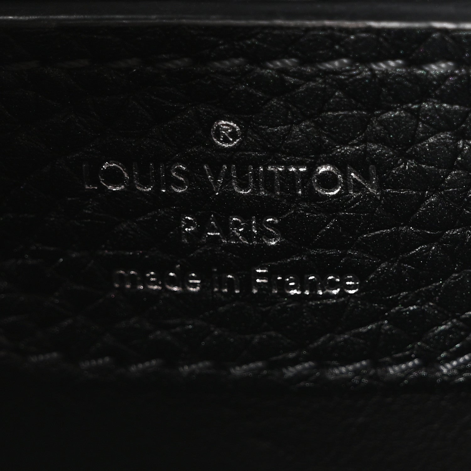 Louis Vuitton Taurillon Capucines BB Scarabeo Iridescent Black