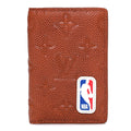 Louis Vuitton X NBA Grained Calfskin Monogram Pocket Organizer Brick Orange