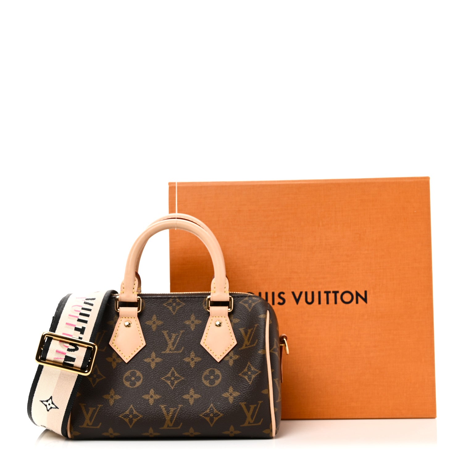 Louis Vuitton Monogram Speedy Bandouliere 20 Black