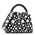 Louis Vuitton LV X YK Taurillon Capucines BB Black White
