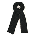Cashmere Quilted Scarf Black