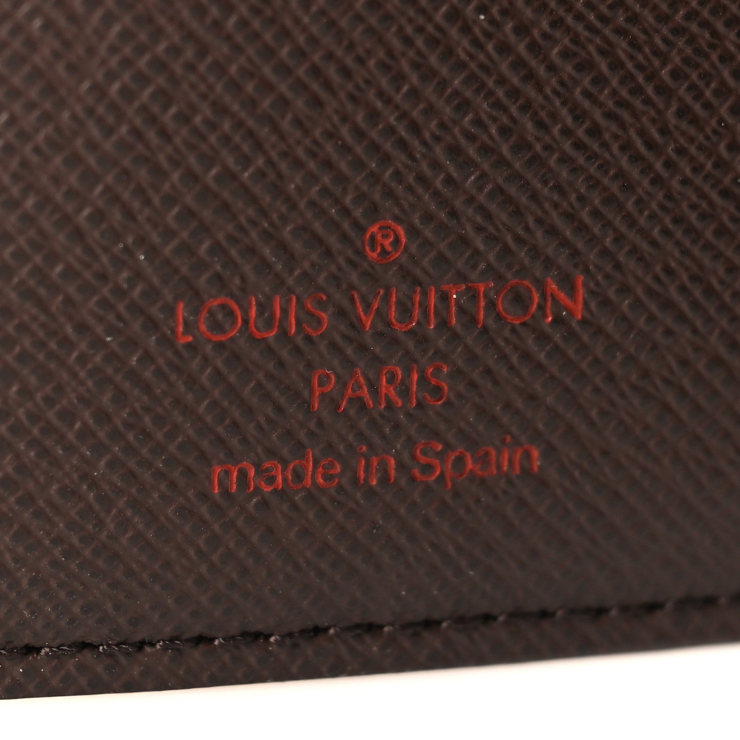 Louis Vuitton Damier Ebene Small Ring Agenda Cover