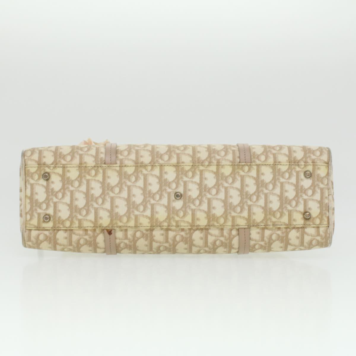CHRISTIAN DIOR trotter romantic Flower Shoulder Bag Beige 03-BO-1025  37747