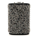 Chanel Crystal Calfskin Minaudiere Clutch Black