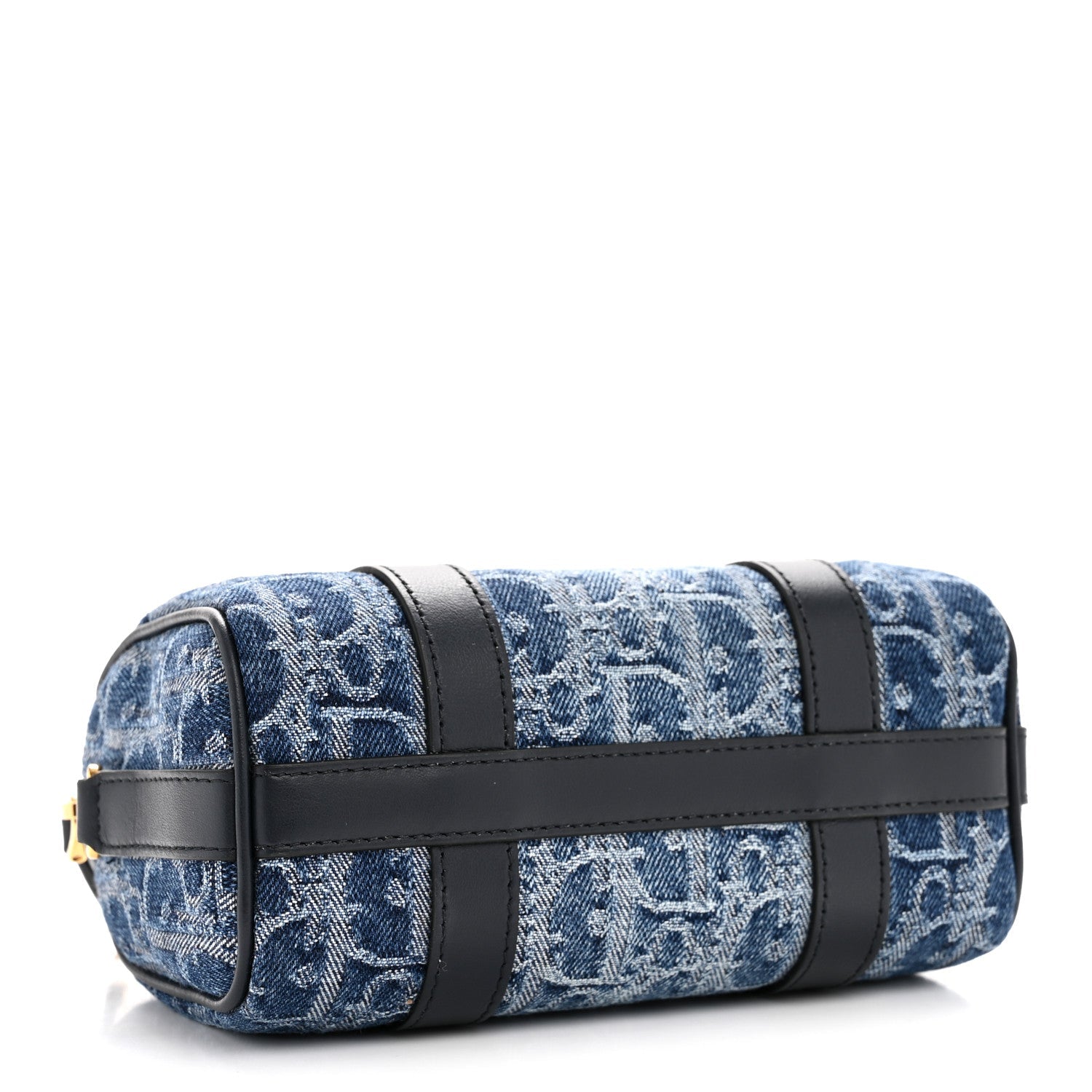 Christian Dior Denim Oblique Nano Groove 17 Bag Blue