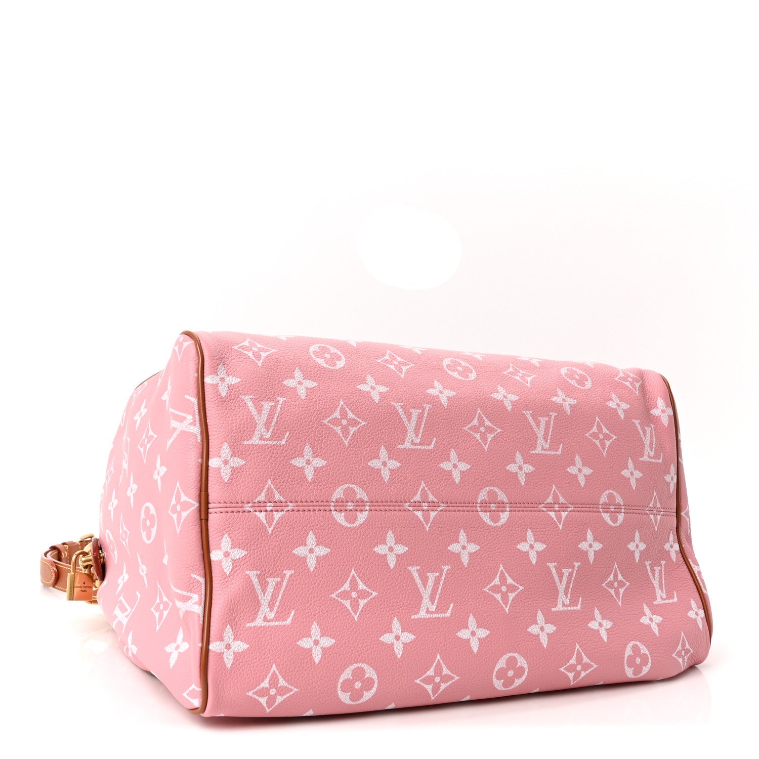 Louis Vuitton Calfskin Monogram Speedy P9 Bandouliere 40 Pink Sakura