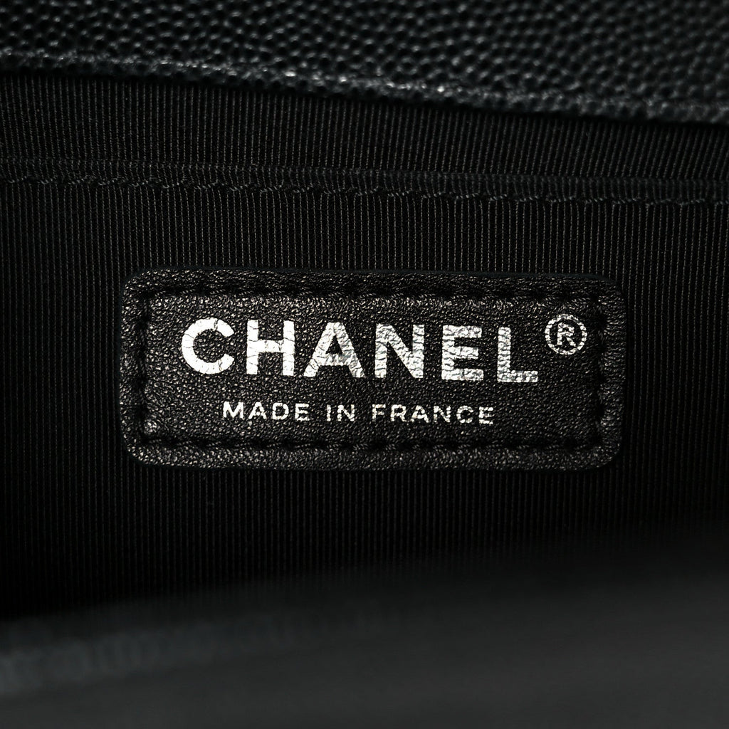 Chanel Caviar Quilted Medium Boy Flap Black