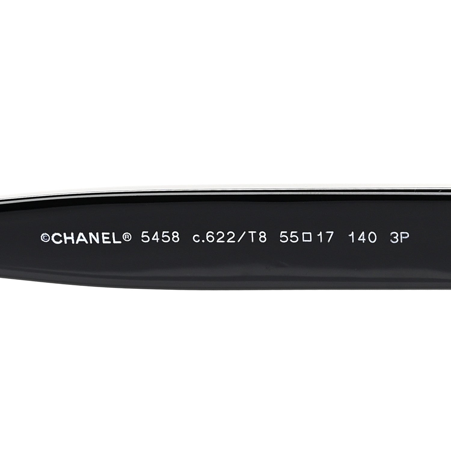 Acetate Pantos Logo Polarized Sunglasses 5458 Black