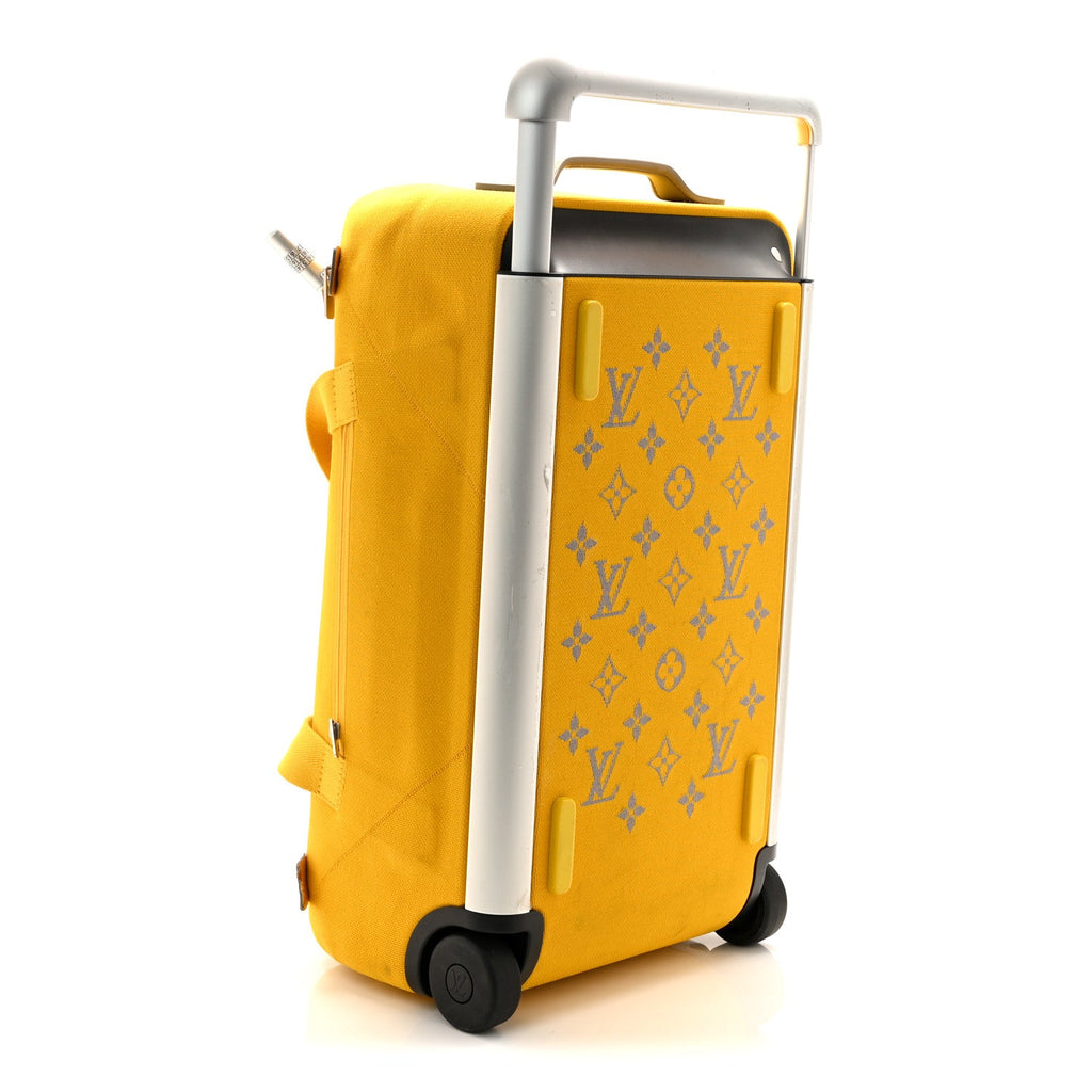 Louis Vuitton Knit Monogram Horizon Soft Duffle 55 Jaune