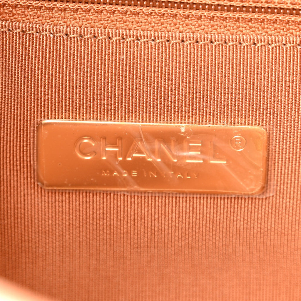 Chanel Lambskin Quilted Medium Chanel 19 Flap Brown