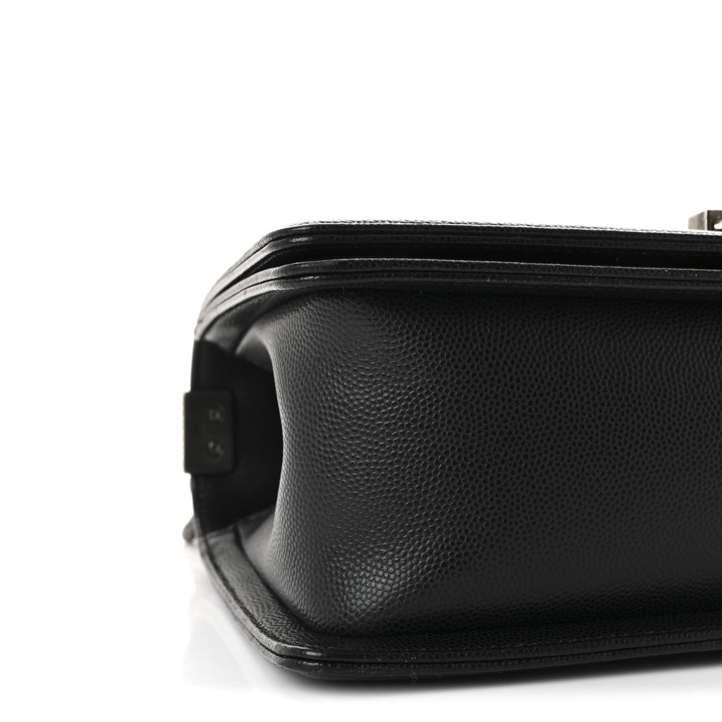 Chanel Caviar Quilted Medium Boy Flap Black