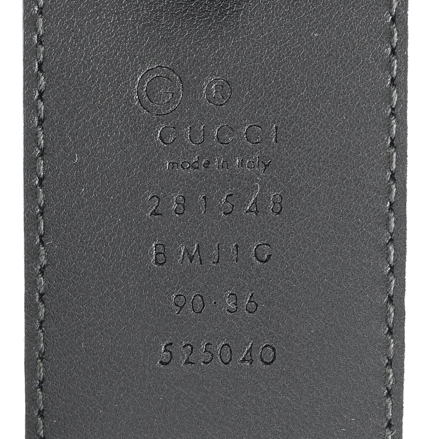 Gucci Soft Microguccissima Margaux Calfskin Belt 90 36 Black