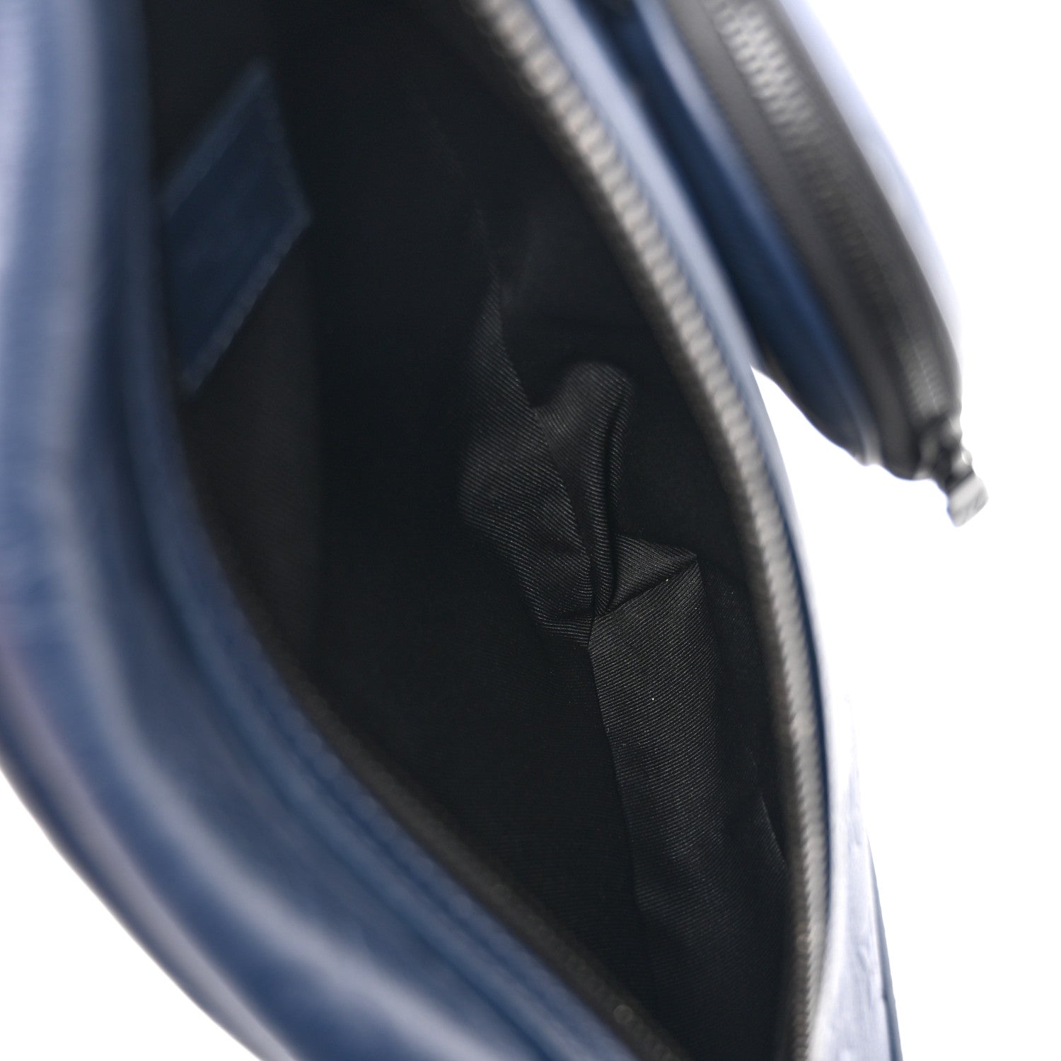 Louis Vuitton Calfskin Shadow Monogram Duo Slingbag Navy