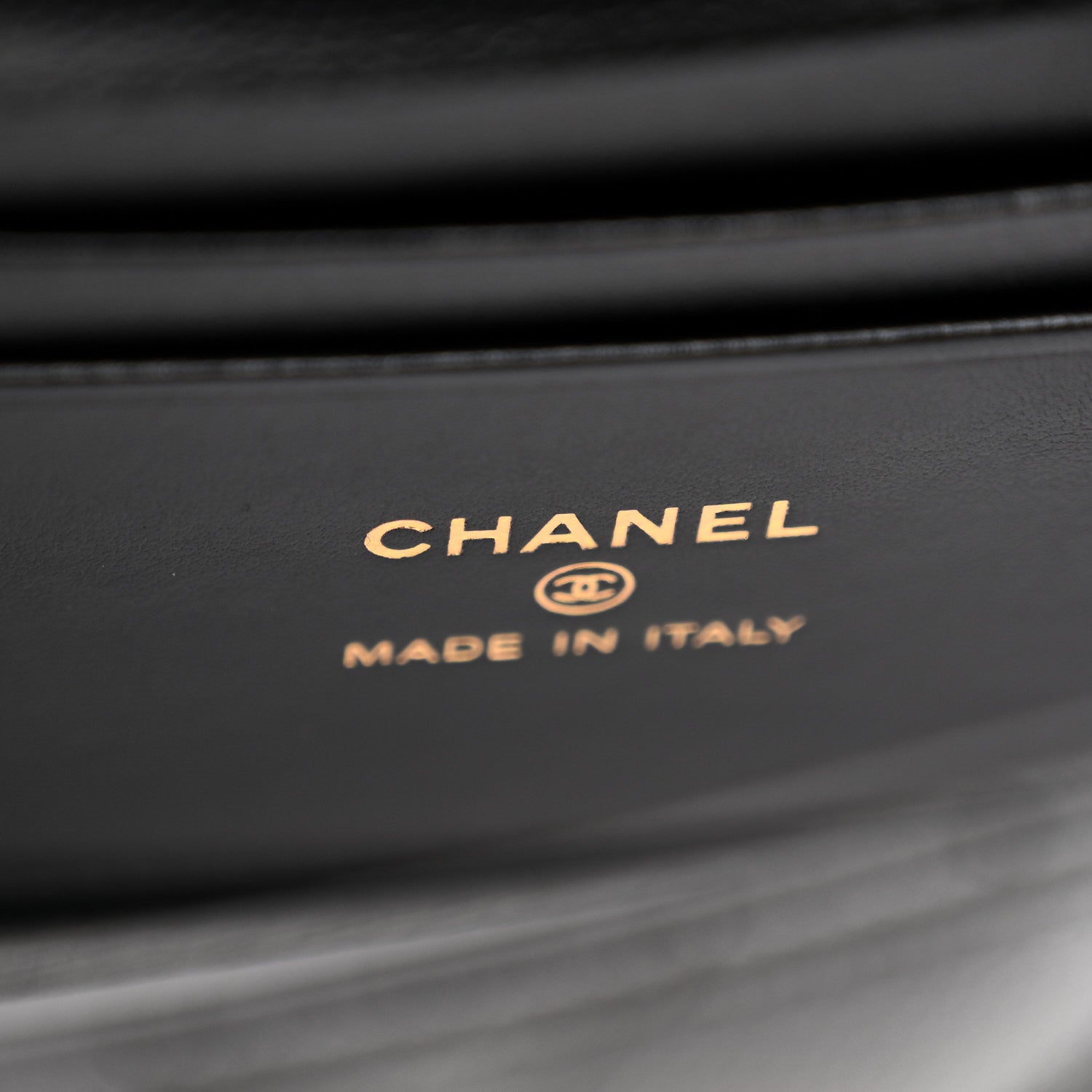 Chanel Caviar Quilted Coco Handle Clutch With Chain Black