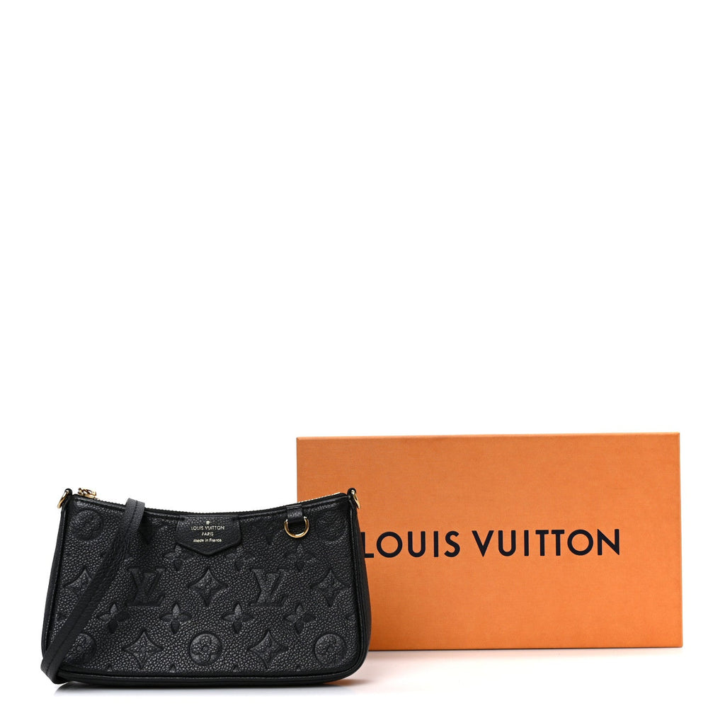 Louis Vuitton Empreinte Easy Pouch On Strap Black