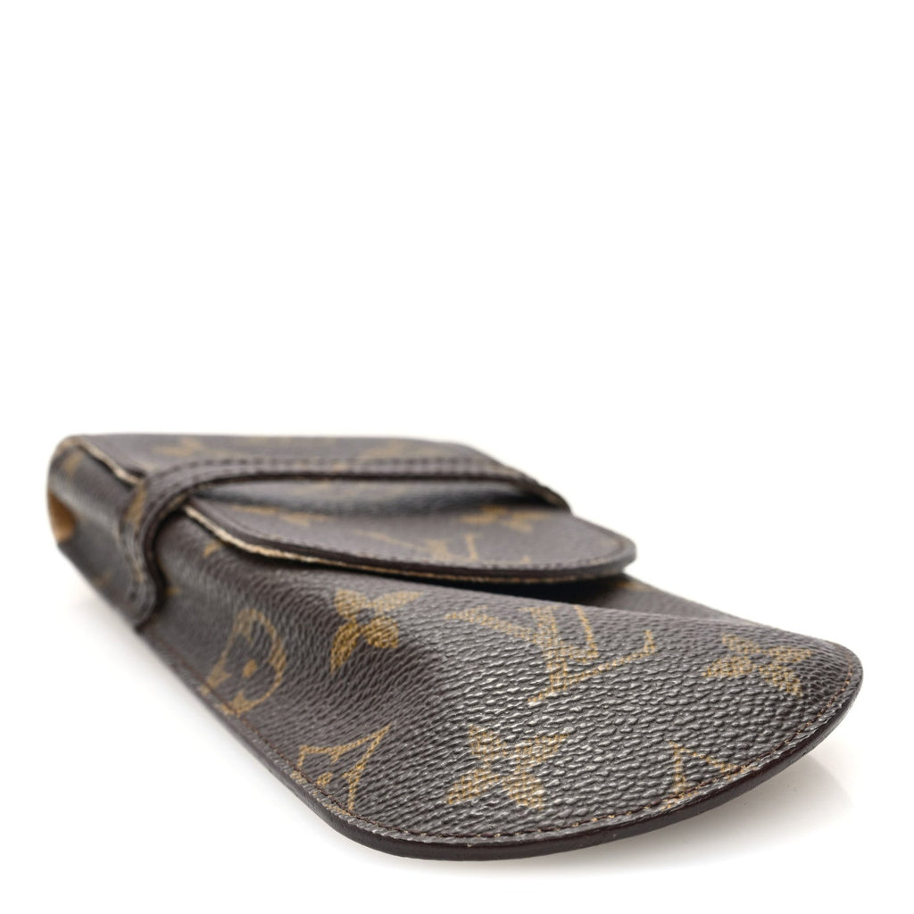 Louis Vuitton Monogram Glasses Sunglasses Case w Flap