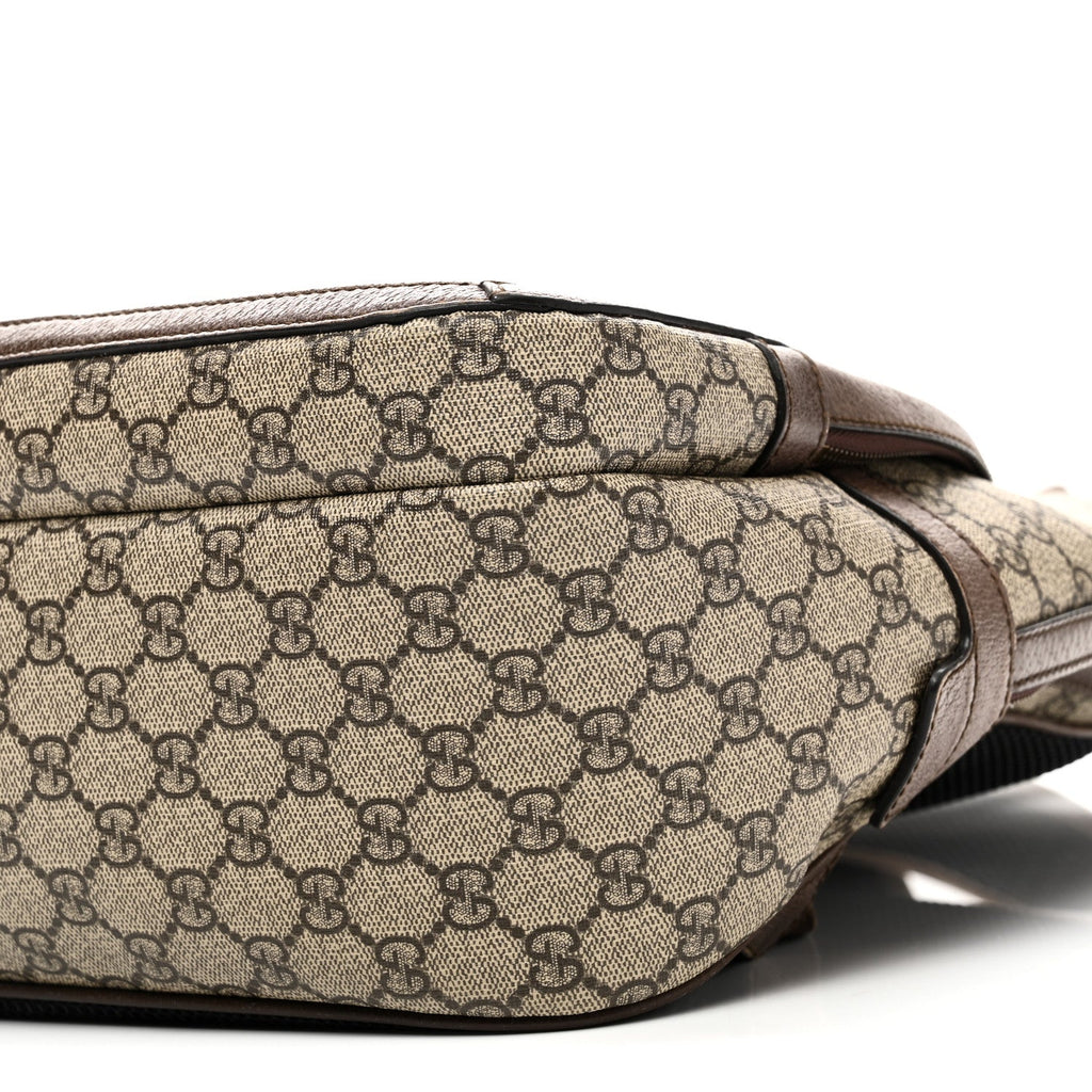 Gucci GG Supreme Monogram Medium Ophidia Day Backpack Brown